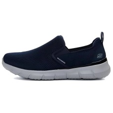 Skechers Del Retto Cushioned Wear-Resistant Breathable Lightweight Low-Top Casual Shoes Men's ÍTica: Light Black Черный, 41.5