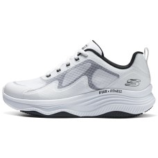 Skechers Cushioning Abrasion Resistant Support Low Top Casual Shoes Women's White Black Черно-белый, 39.5