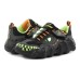 Skechers Durable Breathable Lightweight Kids Lifestyle Shoes Black Green Teenagers Черно-зеленый, 36