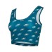 Women's Midnight Green Philadelphia Eagles Record Allover Print Bralette Зеленый, S
