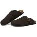 Skechers SKECHERS MENS USA Abrasion-Resistant Slip-Resistant Wrap-toe Slippers Men's Black Коричневый, 39.5