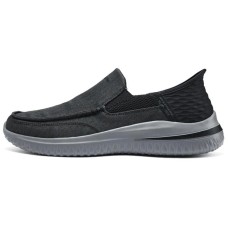 Skechers Slip Ins Slip-Ins Technology Wear-resistant And Lightweight Low-Top Casual Shoes Men's Black Черный, 41