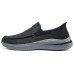 Skechers Slip Ins Slip-Ins Technology Wear-resistant And Lightweight Low-Top Casual Shoes Men's Black Черный, 41