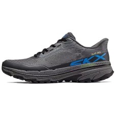Skechers MEN'S GO Anti-Slip And Wear-Resistant Breathable Low-Top Casual Running Shoes Men's Black Blue Серый, 40