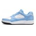 Skechers Street Cushioning Wear-Resistant Low-Top Skateboard Shoes Men's White Blue Light blue/light white, 41