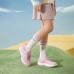 Skechers Go Run 400 V2 Low Top Kids Lifestyle Shoes Pink Purple Teenagers 30