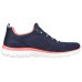 Skechers Summits Cushioned Slip-Resistant Abrasion-Resistant Low-Top Casual Shoes Women's Blue Pink 35.5