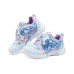 Skechers Girls Cushioning Wear-Resistant Kids Lifestyle Shoes Light Blue Lavender Teenagers Light blue/lavender, 34