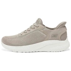 Skechers Bob's Cushioning Wear-Resistant Low-Top Casual Shoes Women's Taupe Серо-коричневый, 36.5