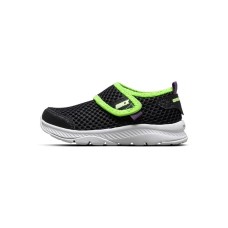 Skechers Comfy Grip Slip Resistant Anti Kick Kids Lifestyle Shoes Black Green Children Aged 3 7 Years Old Черный, 23