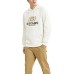 Skechers Colorful Sweatshirt Unisex Marshmallow White Marshmallow White-0074, XS