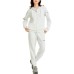 Skechers Basic Sports Series Casual Suit Women's Marshmallow White Marshmallow white 0074, S