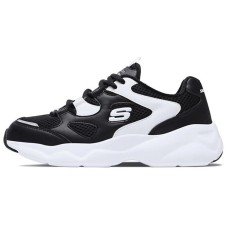 Skechers D'Lites Low Top Daddy Shoes White/Black Women's 37