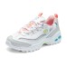 Skechers D'Lites 1.0 Casual Shoes Women's Low-Top White Gray Pink White Gray Pink, 36.5