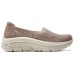 Skechers Go Walk Fle Cushioning Wear-Resistant Breathable Lightweight Rebound Low-Top Casual Shoes Women's Brown Коричневый, 38