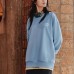 Skechers Sportlife Sweatshirt Unisex Glacier Lake Blue Glacier Lake Blue, XL