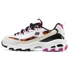 Skechers D'LITES Series Anti-Slip And Wear-Resistant Lightweight Low-Top Sports Casual Shoes Women's Pink 36