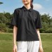 Skechers Polo Shirt Women's Carbon Black Carbon Black 0018, XL
