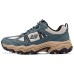 Skechers Stamina At Anti-Slip Wear-Resistant Low-Top Chunky Sneakers Men's Gray Серый, 42