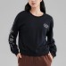 Skechers Sweatshirt Women's Charcoal Black Carbon Black 0018, L