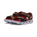 Skechers Lighted Cushioning, Wear Resistant Children's Sandals Black Red Children Aged 3 7 Years Old Красно-черный, 22