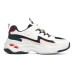 Skechers D'LITES Series 4.0 Cushioning Anti-Slip And Wear-Resistant Kids Lifestyle Shoes White Blue Red Teenagers 39