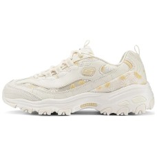 Skechers Flower Sea Bear Cushioning Height Increasing Low-Top Chunky Sneakers Women's Daisy Yellow Маргаритка Желтая, 38.5