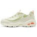 Skechers DLITES Low-Top Casual Shoes Women's Beige Green Orange Beige Green/Orange, 36