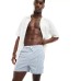 ONLY & SONS seersucker swim shorts in light blue stripe тихая гавань, S - W30