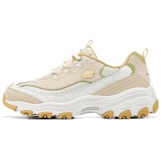 Skechers Sports Life Collection Anti-Slip Wear-Resistant Low-Top Chunky Sneakers Women's Ecru Бежевый, 35.5