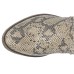 Dingo Clementine Snake Print Round Toe Studded Booties Womens Beige Casual Boots 8.5