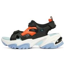 Skechers Stamina V2 Mecha Sandal Crab Boss Beach Sandals Women's Black Red 36