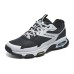 Skechers Lifestyle Cushioning, Slip Resistant, Lightweight Mid Top Casual Shoes Men's Black White Черно-белый, 39