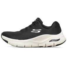 Skechers Arch Fit Sneakers Black/White Women's 35