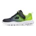 Skechers Cushioned Wear-Resistant Breathable Low-Top Kids' Running Shoes Black Green Teenagers Black Blue, 37