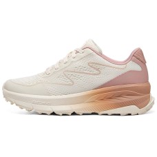 Skechers Switch Back Cushioning Anti-Slip And Wear-Resistant Low-Top Trail Running Running Shoes Women's White Pink Бежево-розовый, 35