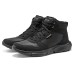 Skechers Ingram Anti-Slip Wear-Resistant Breathable Warm High-Top Casual Shoes Men's Black Черный, 42.5