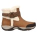 Easy Spirit Elinor Mid Round Toe Zippered Pull On Booties Womens Brown Casual Bo 8