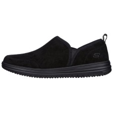 Skechers Relaxed Fit Casual Shoes Men Low-Top Black 42