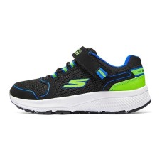 Skechers Slip-Resistant Cushioning Kids Lifestyle Shoes Black Green Kids' Черно-зеленый, 27.5