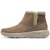 Skechers ON THE GO Abrasion Resistant Short Snow Boots Women's Tan Бежевый, 38