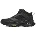 Skechers SKECH-AIR Envoy Cushioning Rebound Impact-Resistant High-Top Outdoor Shoes Pure Black 42