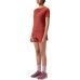Skechers T-Shirt Women's Hued Red Hued Red, XL