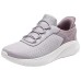 Skechers Slip Ins Anti Slip Wear Resistant Low Top Casual Shoes Women's Light Purple Фиолетовый, 35