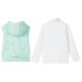 Skechers Grade School Tops 黄绿网格幻影, 165