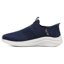 Skechers Hands Free Slip-Ins Cushioned Wear-Resistant Breathable Lightweight Low-Top Casual Shoes Men's Marine Blue Синий, 43