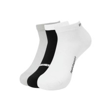 Skechers Ankle Socks Unisex 3 Pack 3 Pack (Black, White, Gray/048D), S