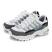 Skechers D'Lites Low Top Daddy Shoes White/Grey Women's 35