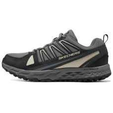 Skechers Escape Plan Anti-Slip Wear-Resistant Low-Top Outdoor Shoes Charcoal Gray 41