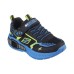 Skechers Anti Slip Wear Resistant Low Top Kids' Running Shoes Black Blue Children Aged 3 7 Years Old Black Blue, 30
